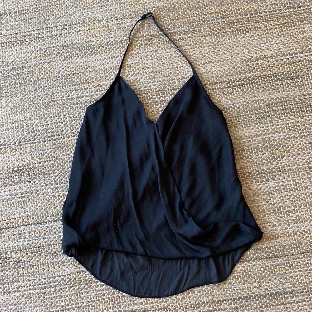 12 Rue Colette Satin Halter Top NWT